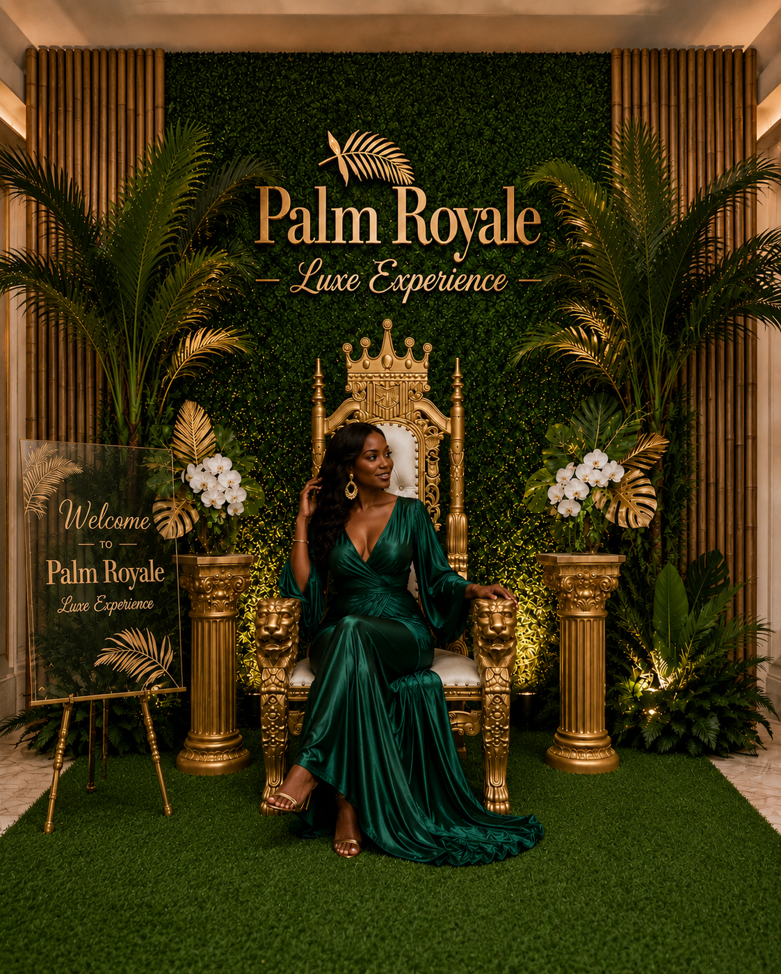 Palm Royale Luxe Throne Experience