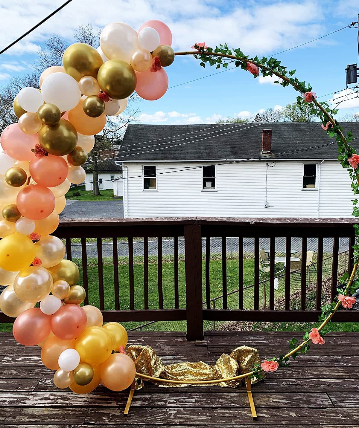 Iron Ring Balloon Arch Bracket Set