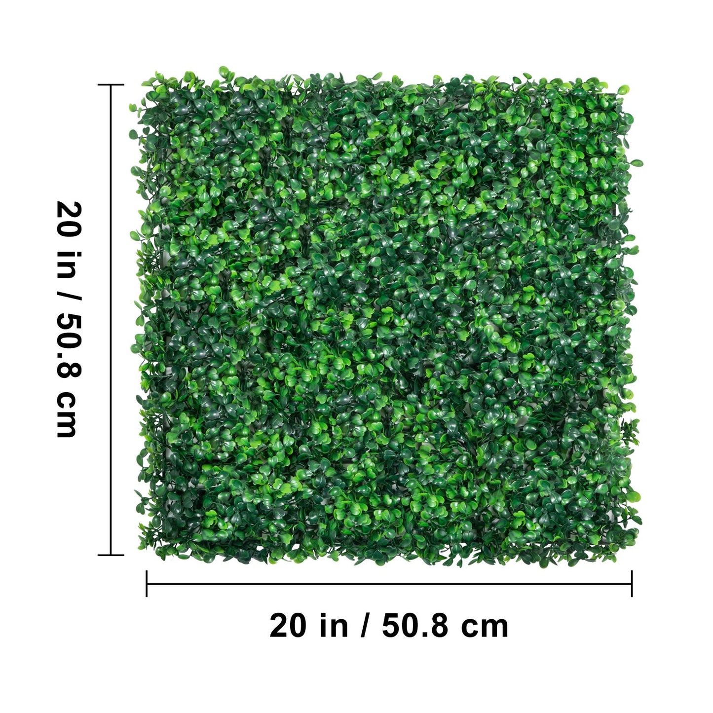 Artificial Boxwood Panel UV 24pcs Boxwood Hedge Wall Panels Artificial Grass Wall Green Grass Wall Fake Hedge For Decor Privacy Fence Indoor Outdoor Garden