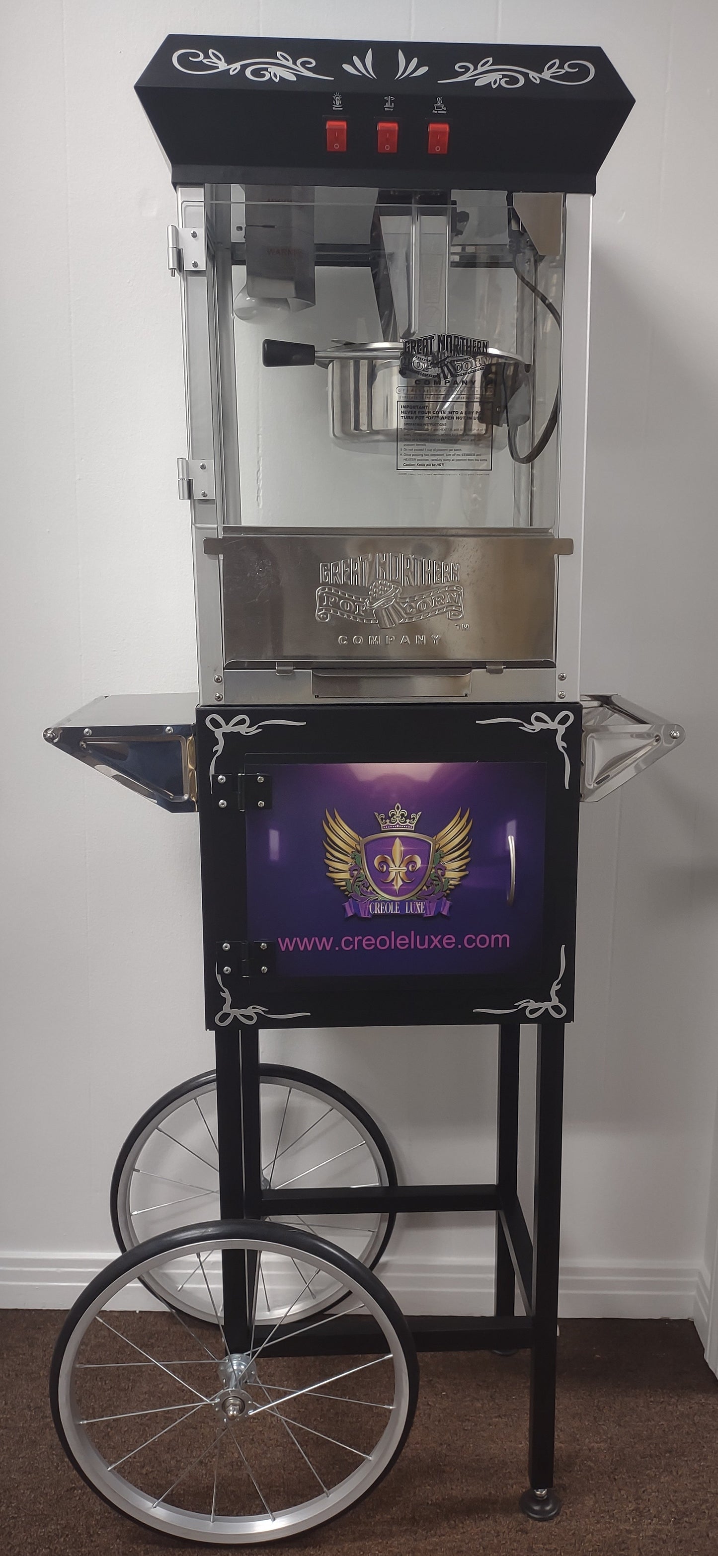 C3-Creole Luxe 8 oz Popcorn Machine Rental