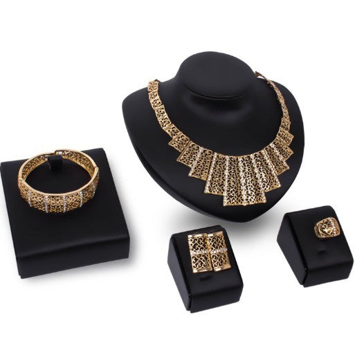 Bridal Wedding Party Jewelry Four Piece Set