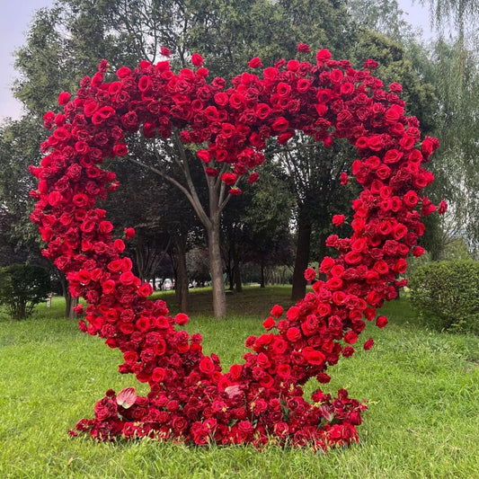 Wedding Props Wrought Iron Love Arch Wedding Stage Layout Background Shelf