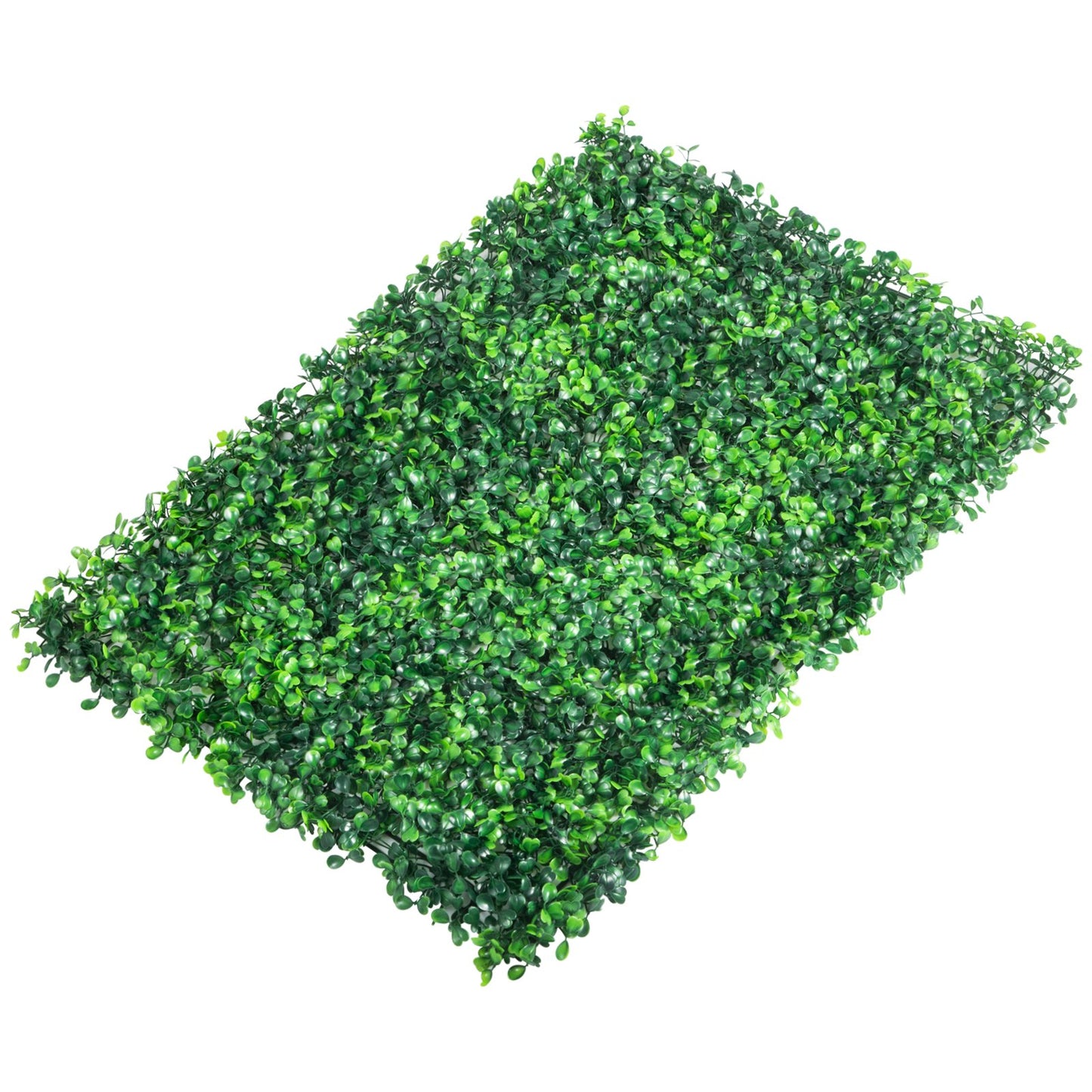VEVOR Artificial Boxwood Panel UV 24pcs Boxwood Hedge Wall Panels Artificial Grass Backdrop Wall  4 Cm Green Grass Wall, Fake Hedge For Decor Privacy Fence Indoor, Outdoor GardenBackyard