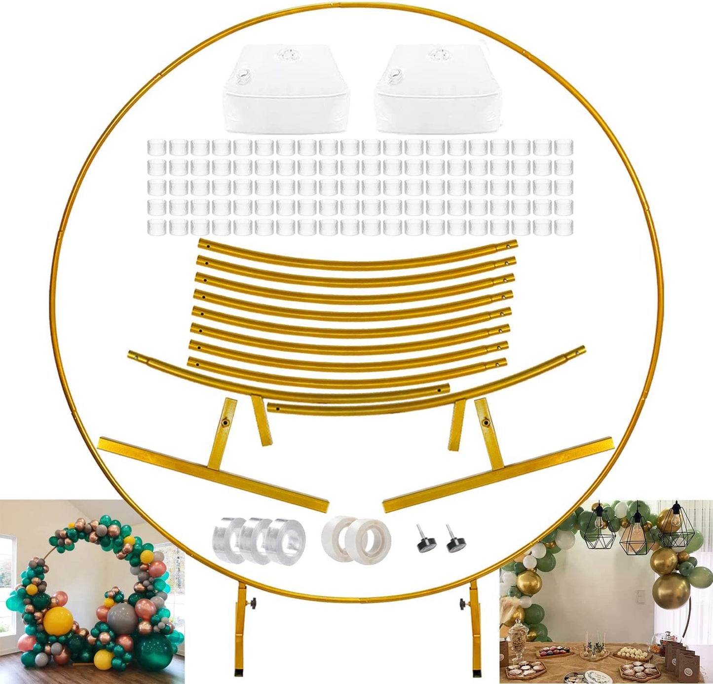 Iron Ring Balloon Arch Bracket Set