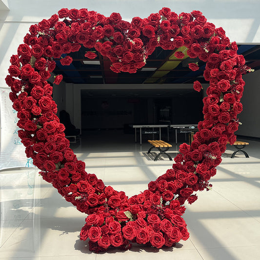 Wedding Props Wrought Iron Love Arch Wedding Stage Layout Background Shelf