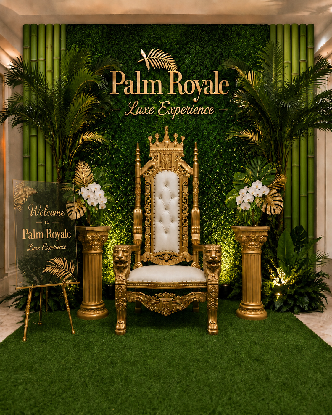 Palm Royale Luxe Throne Experience