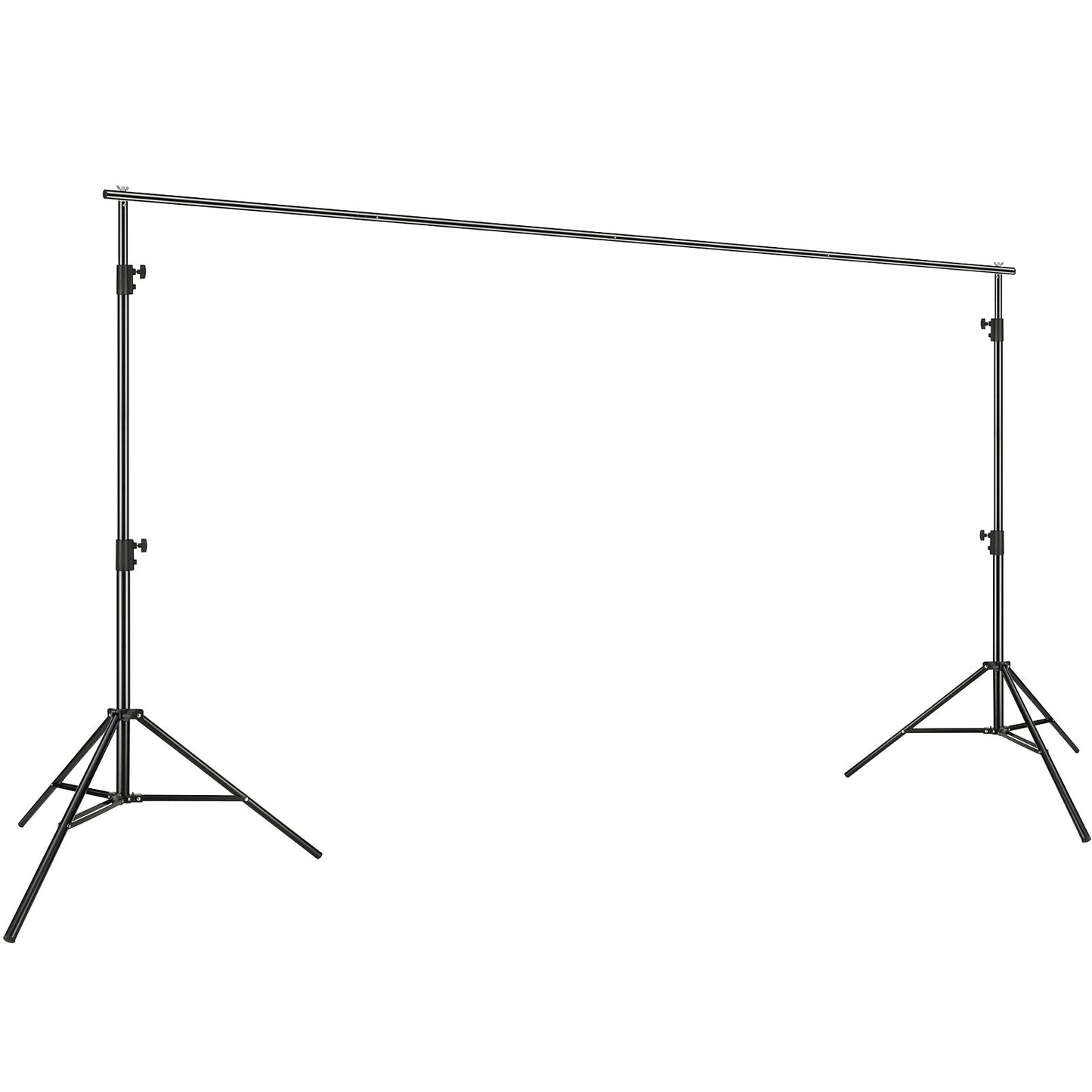 VEVOR 11.48 X 9.58 Ft Heavy Duty Backdrop Stand, Height Adjustable Photography Backdrop Stand, Background Support System With 6 Clamps And A Carry Bag, For Party, Wedding, Display, Photo
