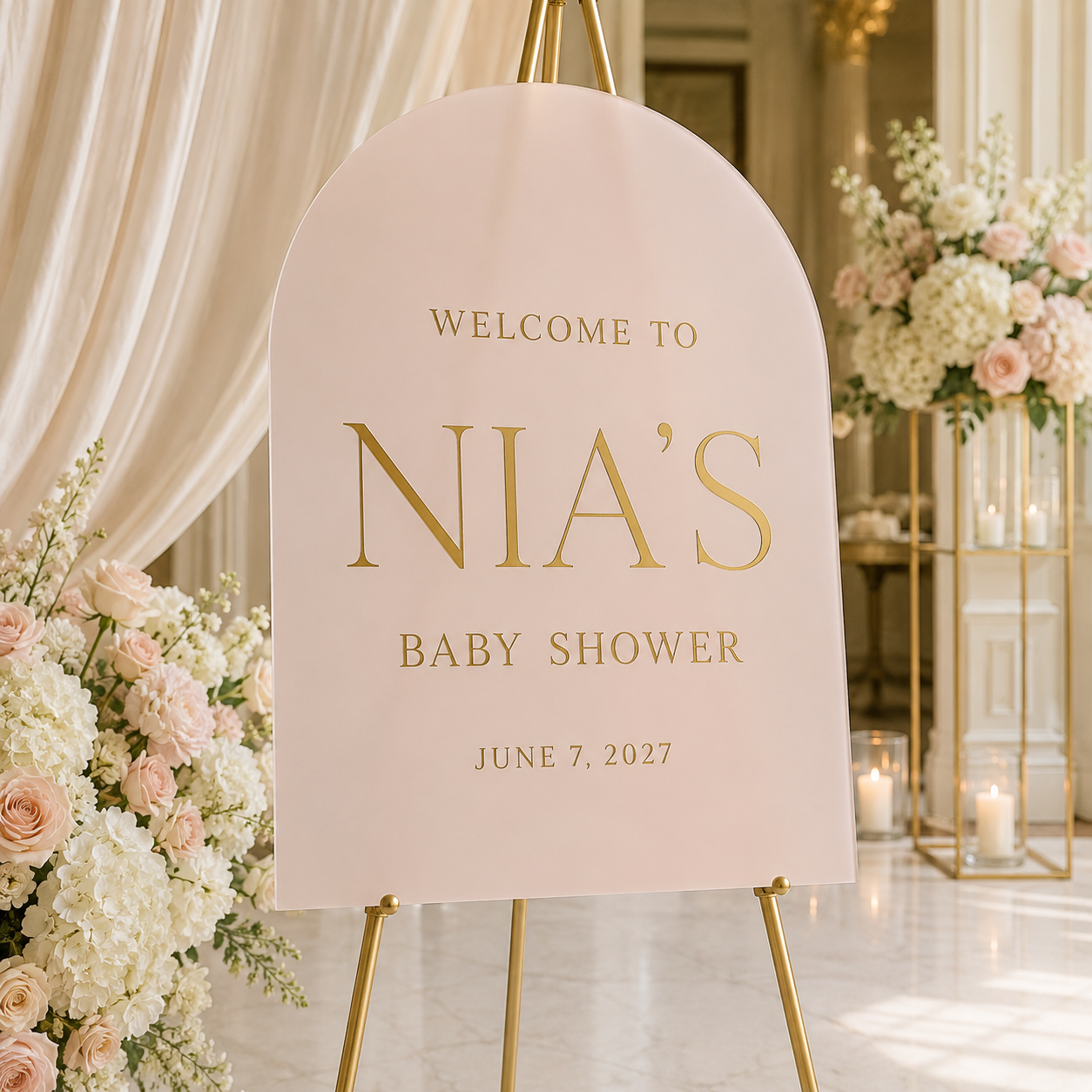 Custom Acrylic Event Signage — Weddings, Showers, Parties, Corporate Events &  More