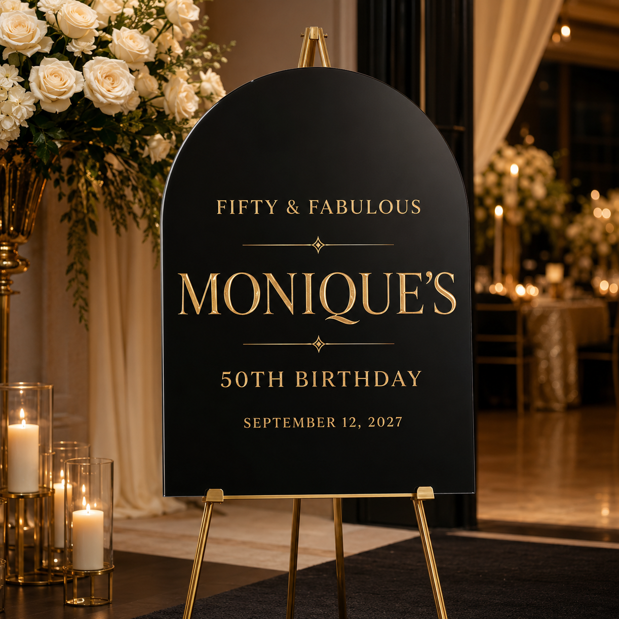Custom Acrylic Event Signage — Weddings, Showers, Parties, Corporate Events &  More