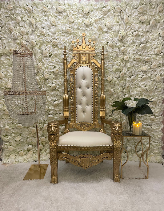 White Rose Flower Wall Backdrop Rental – 6 Hours | Premium Rose Wall Backdrop for Events, Parties & Photoshoots