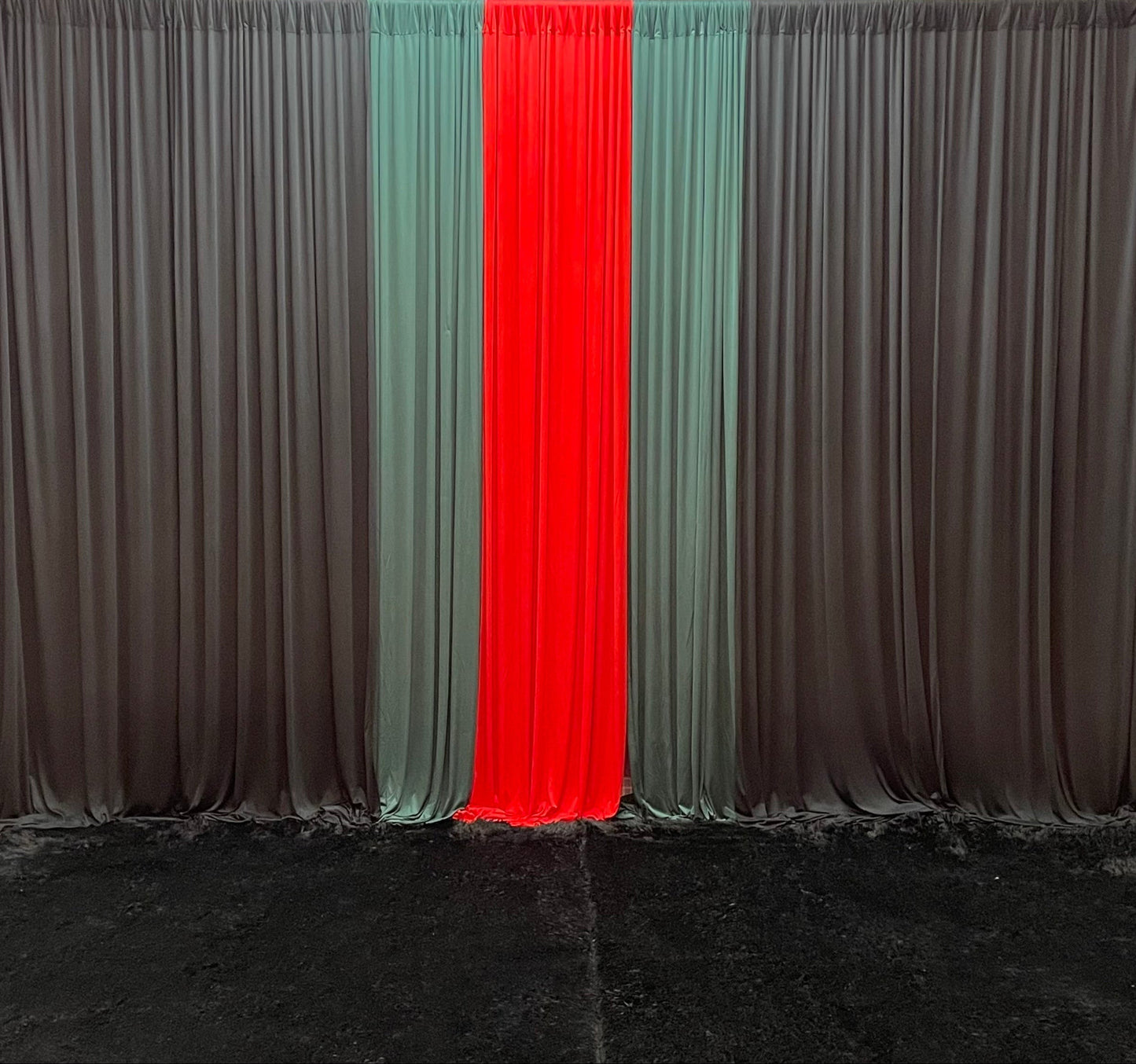 Straight Fall Pipe & Drape — Backdrop Rental | 6 hour Rental