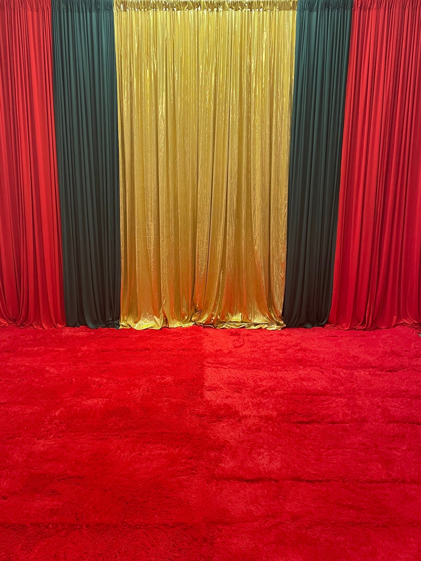 Straight Fall Pipe & Drape — Backdrop Rental | 6 hour Rental