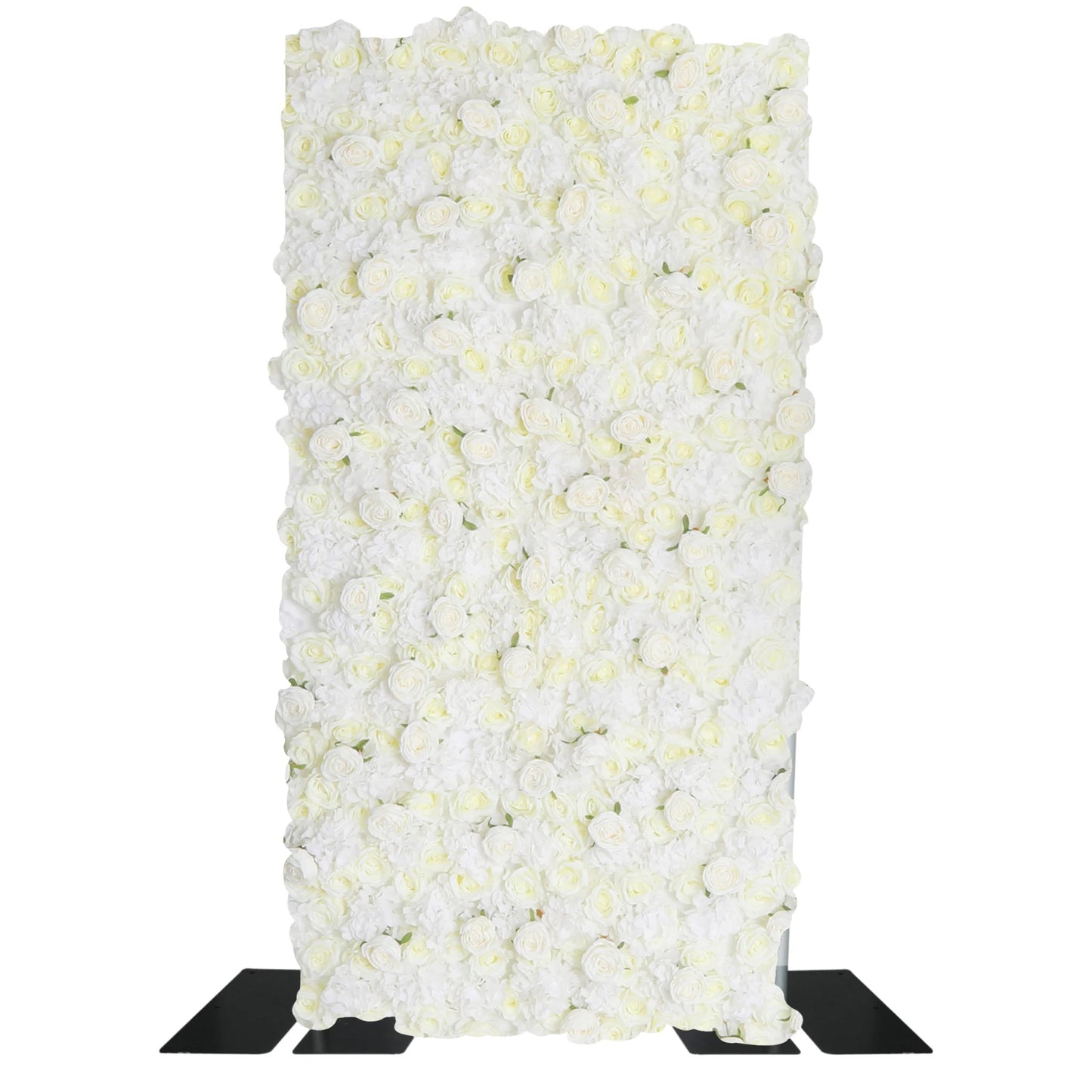 White Rose Flower Wall Backdrop Rental – 6 Hours | Premium Rose Wall Backdrop for Events, Parties & Photoshoots