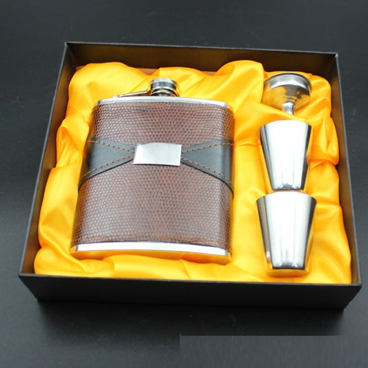 Stainless Steel Wine Bottle Portable Set Gift Box