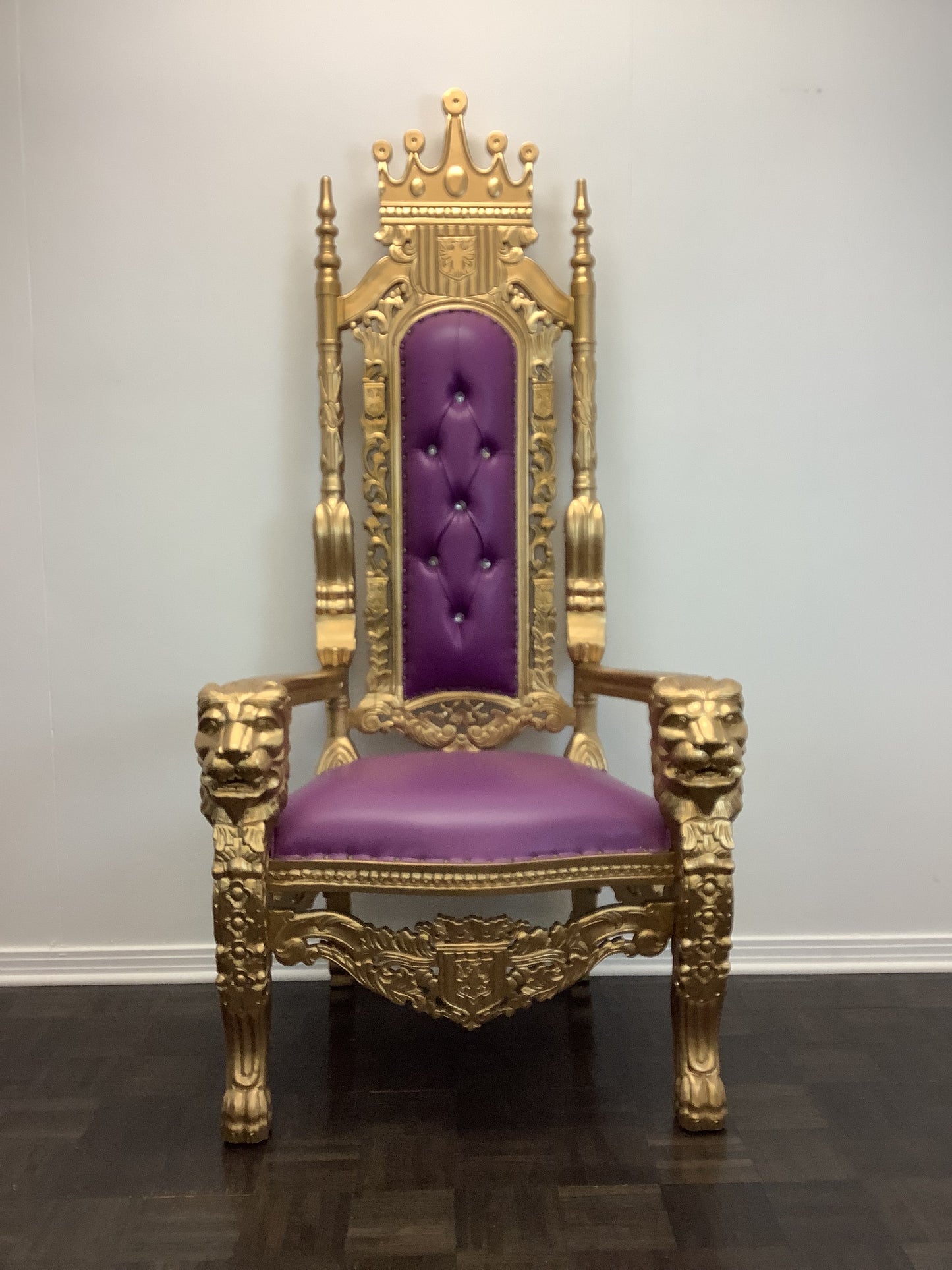 A3-Purple and Gold Lion Order Chair Rental