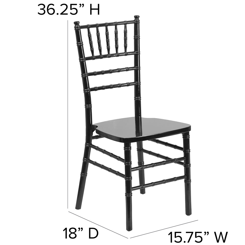 C6-Chiavari Chair Rental - Black